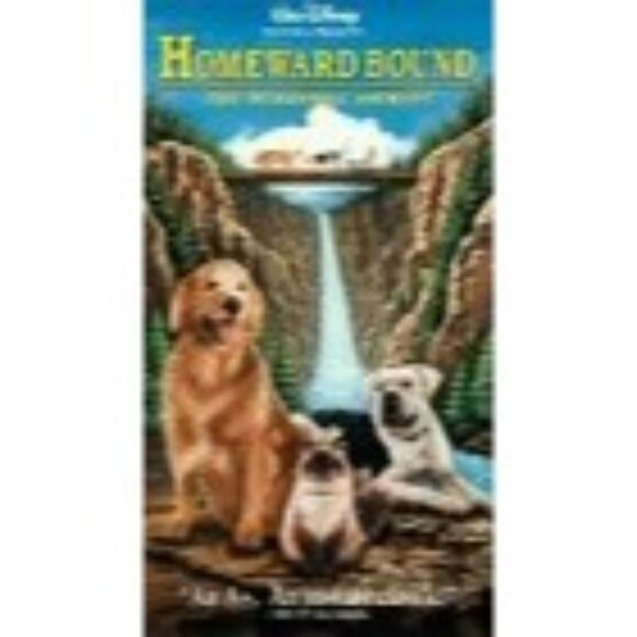 Disney Other - Vtg Disney Homeward Bound The Incredible Journey VHS Tape Family Animal Film